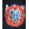 Printed Black Hoodie Gildan 18500 Heavy Blend Adult Hooded Sweatshirt (S-M-L)