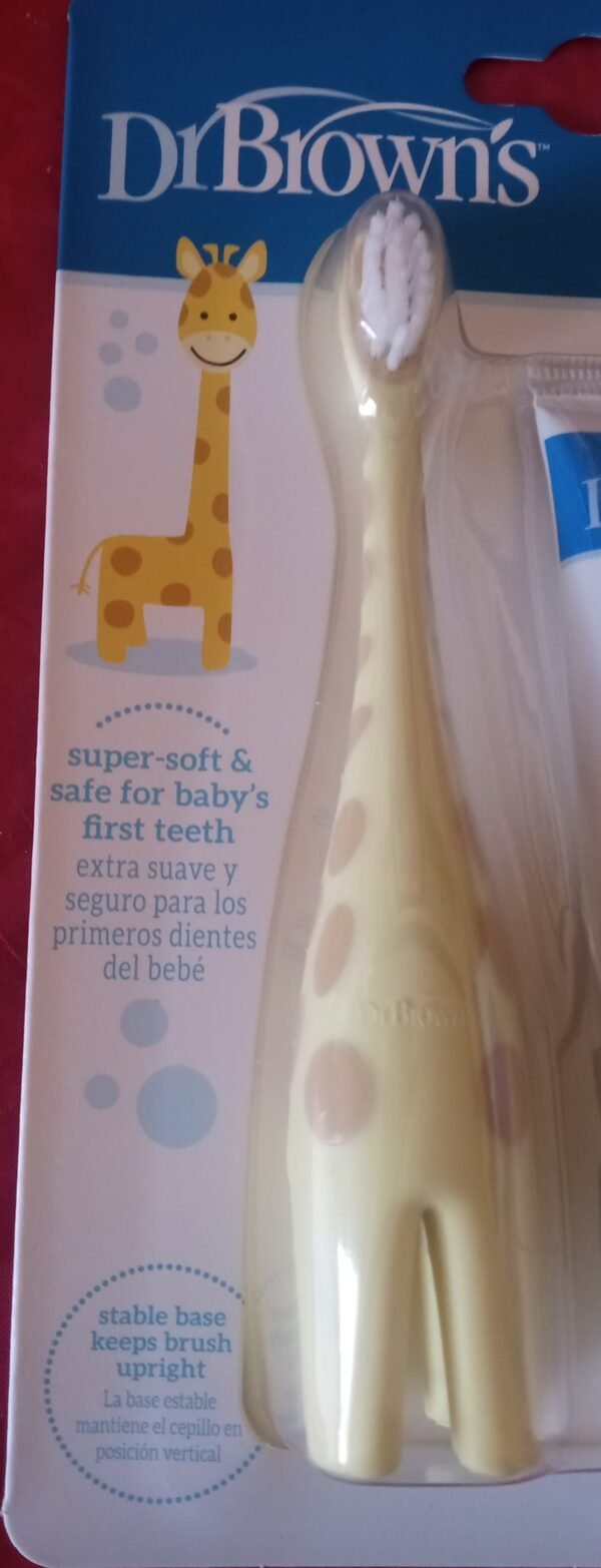 Dr. Brown's Infant-to-Toddler Training Toothbrush Set with Fluoride Free