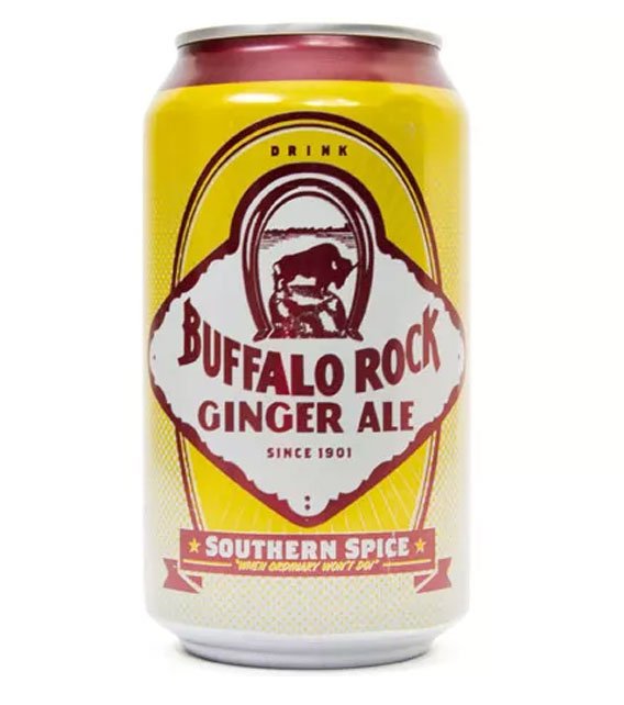 Buffalo Rock Southern Spice Ginger Ale Soda Pop, 12 fl oz 12 Pack Cans