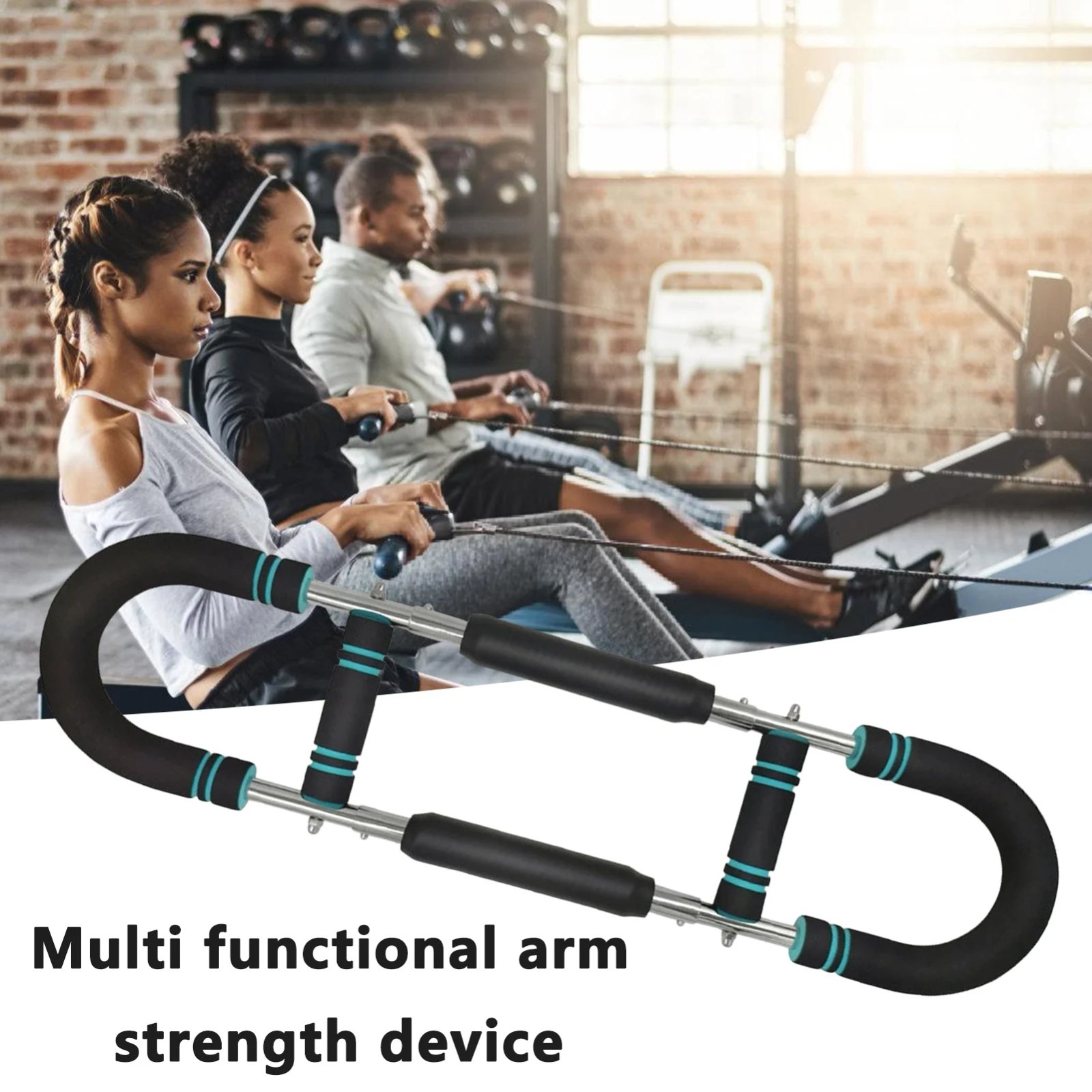 u shape Hand Gripper Strengths Twister Arm Trainer Power Twister Bar Fitness Equipment for Men and Women Home Workout