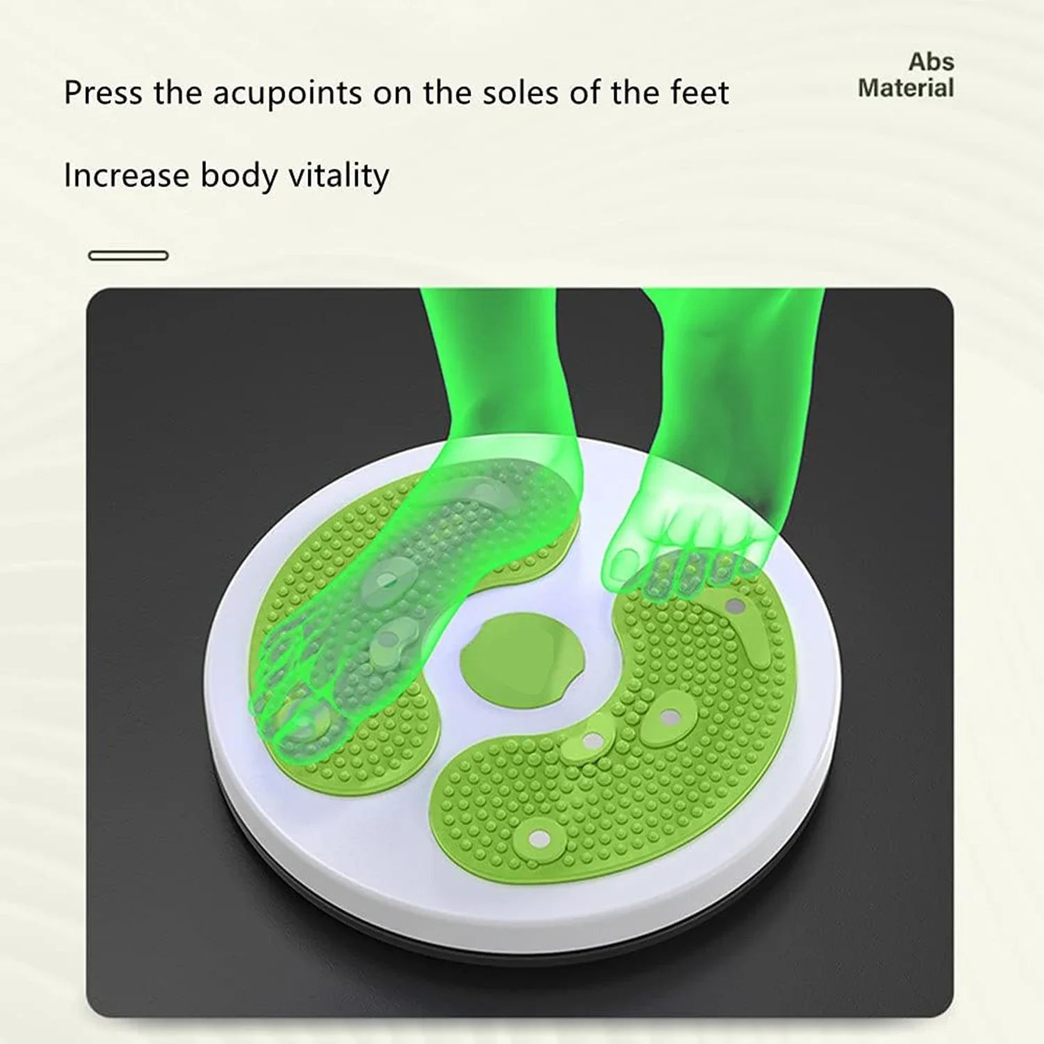 Exercise Waist Twisting Disc Foot Massage Waist Torsion Disc Fitness Equipment Portable Magnetic Tension Waist Twisting Machine