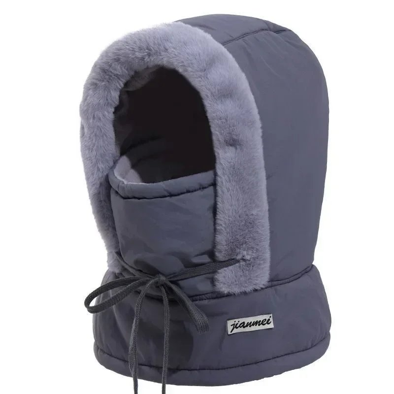 Heavy Duty Winter Balaclava Hat Thick Thermal Padding Full Face Protection Windproof Hooded Mask For Skiing Snowboarding