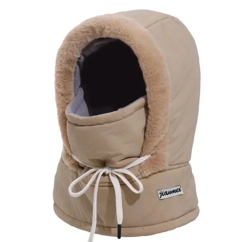 Heavy Duty Winter Balaclava Hat Thick Thermal Padding Full Face Protection Windproof Hooded Mask For Skiing Snowboarding