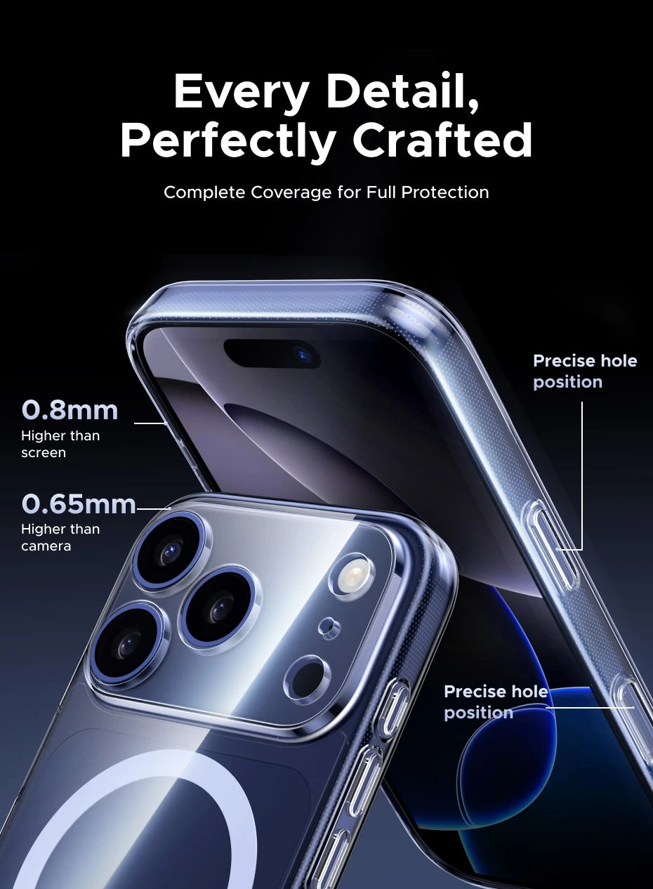 UGREEN Magnetic Case for iPhone 17 Pro Max Case Shockproof Cover for iPhone 17 Pro Max Plus 17pro Macsafe TPU Cases