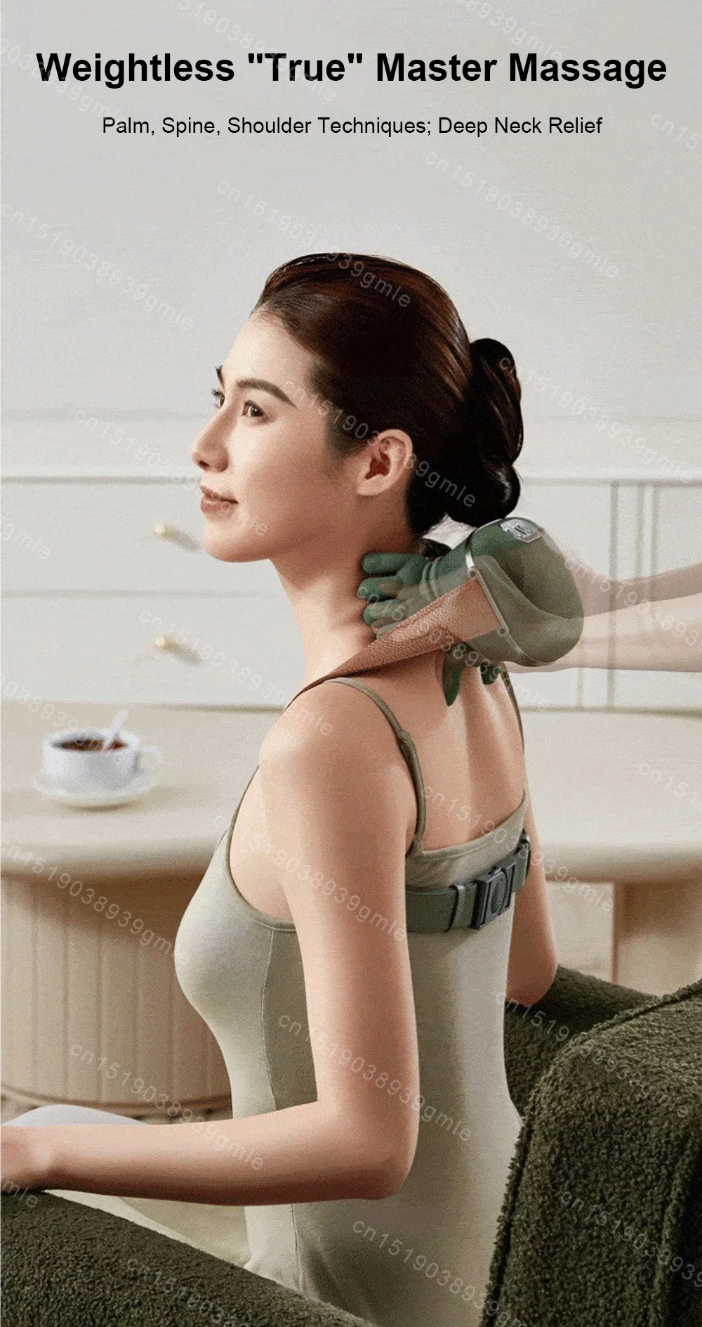 Finger Pressure Neck Massager Heated Back and Shoulder Massager Electric Kneading Neck Deep Massage Muscle Relax Finger Pressure Neck Massager Heated Back and Shoulder Massager Electric Kneading Neck Deep Massage Muscle Relax