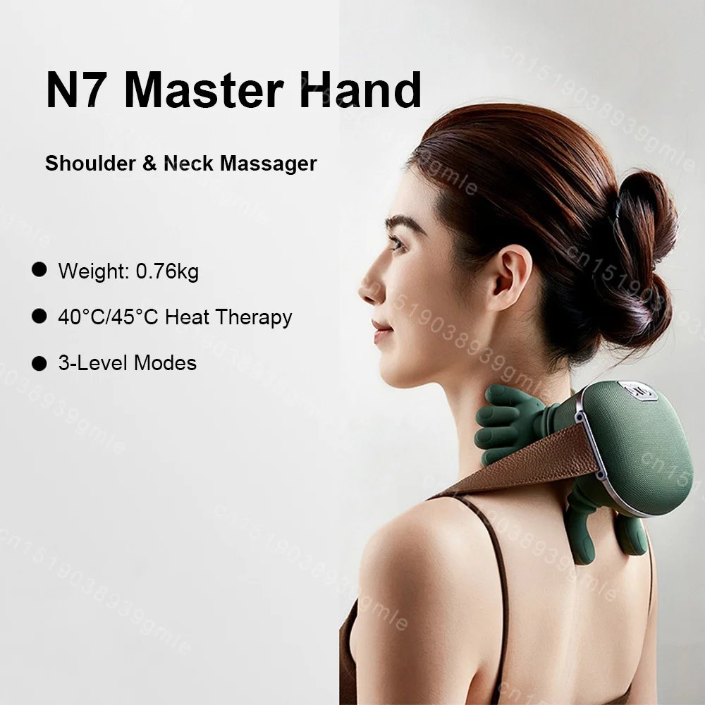 Finger Pressure Neck Massager Heated Back and Shoulder Massager Electric Kneading Neck Deep Massage Muscle Relax Finger Pressure Neck Massager Heated Back and Shoulder Massager Electric Kneading Neck Deep Massage Muscle Relax