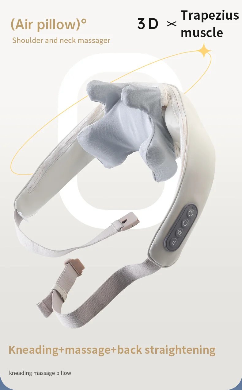 Foreverlily Wireless Neck And Back Massager Neck And Shoulder Kneading Massage Shawl Neck Cervical Relaxing Trapezius Massager Foreverlily Wireless Neck And Back Massager Neck And Shoulder Kneading Massage Shawl Neck Cervical Relaxing Trapezius Massager