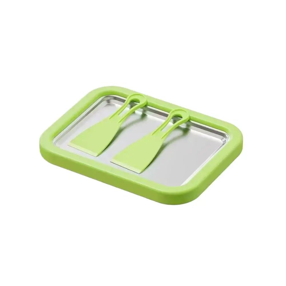 Summer Household Ice Cream Maker Child's Homemade Yogurt Pudding Stir Fried Ice Stir Fry Ice Tray Small Stainless Steel Machine Summer Household Ice Cream Maker Child's Homemade Yogurt Pudding Stir Fried Ice Stir Fry Ice Tray Small Stainless Steel Machine