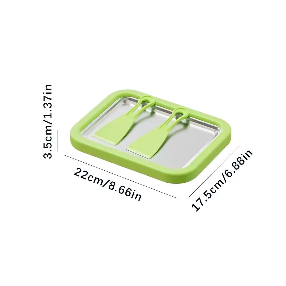 Summer Household Ice Cream Maker Child's Homemade Yogurt Pudding Stir Fried Ice Stir Fry Ice Tray Small Stainless Steel Machine Summer Household Ice Cream Maker Child's Homemade Yogurt Pudding Stir Fried Ice Stir Fry Ice Tray Small Stainless Steel Machine