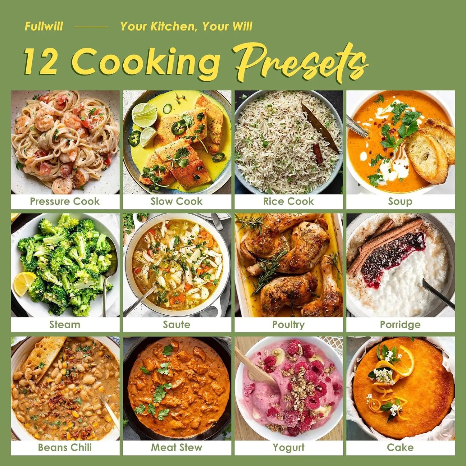 9-in-1 Electric Pressure Cooker(2025 Upgraded), 12 Presets Multi Cooker, Olla de Presion Nonstick Pot 6 Quarts 9-in-1 Electric Pressure Cooker(2025 Upgraded), 12 Presets Multi Cooker, Olla de Presion Nonstick Pot 6 Quarts