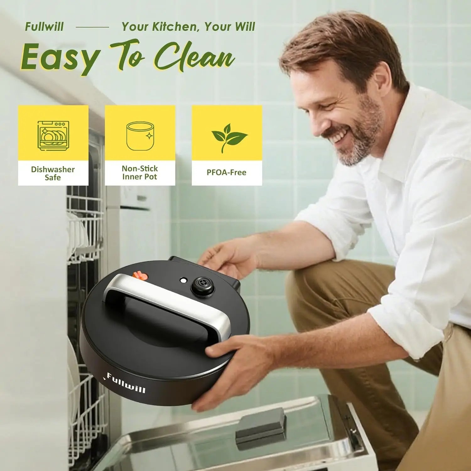 9-in-1 Electric Pressure Cooker(2025 Upgraded), 12 Presets Multi Cooker, Olla de Presion Nonstick Pot 6 Quarts 9-in-1 Electric Pressure Cooker(2025 Upgraded), 12 Presets Multi Cooker, Olla de Presion Nonstick Pot 6 Quarts